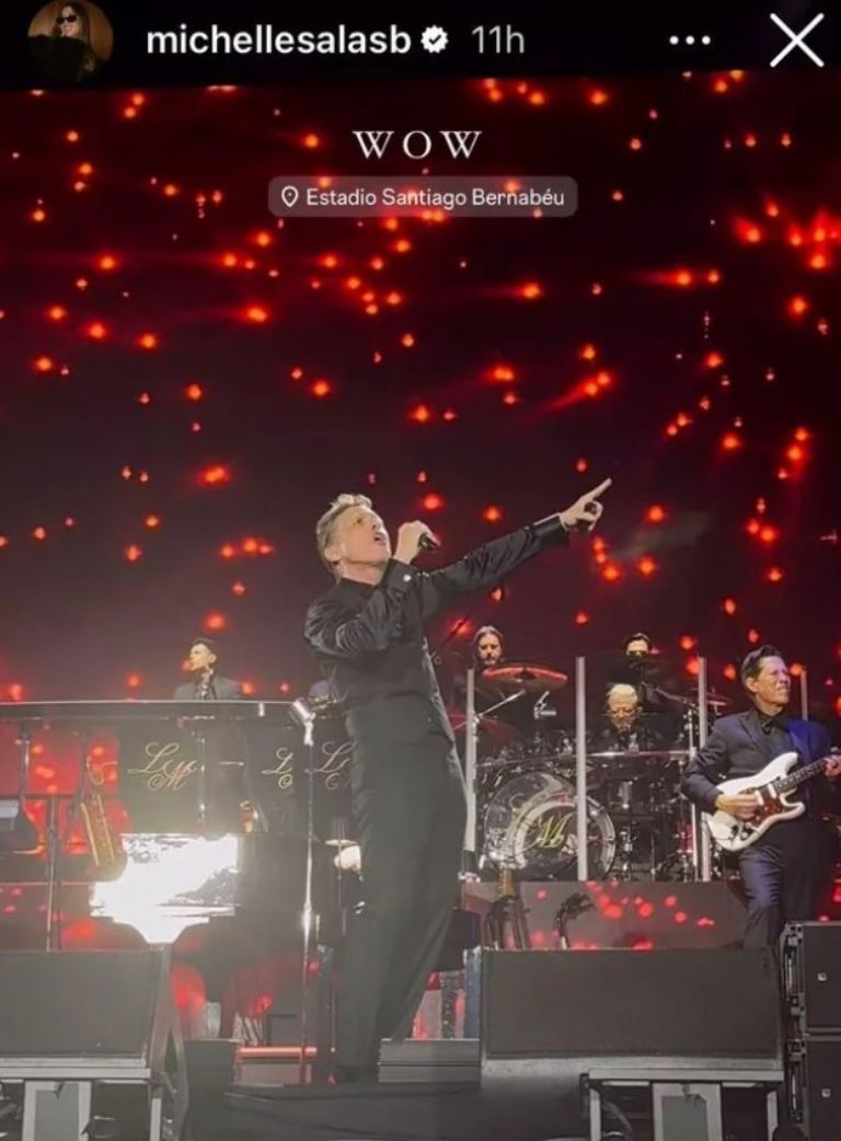 Michelle Salas compartió su admiración con un 'wow' 