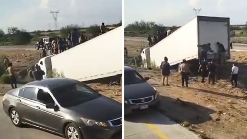 No se reportan migrantes fallecidos tras volcadura de tráiler entre Sonora y Sinaloa