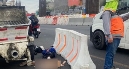 Caos en la autopista México-Puebla: Camioneta atropella a abuelito de 70 años