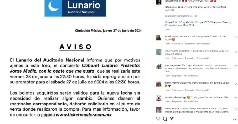 Coque Muñiz es hospitalizado de urgencia y en Sale el Sol da dura noticia