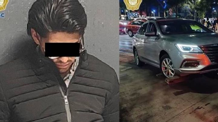 VIDEO: Tras golpear a policías para evitar infracción, detienen a pareja en Reforma