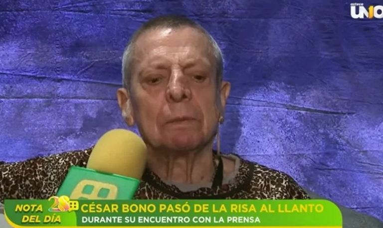 César Bono tiene problemas de movilidad