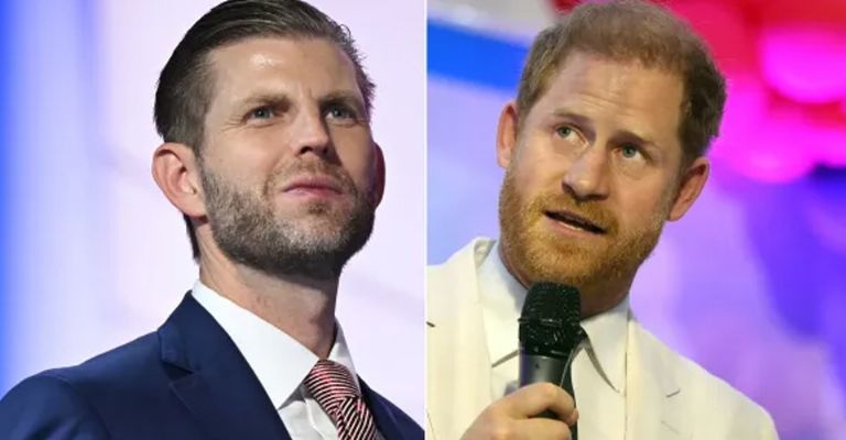 Hijo de Donald Trump correría al Príncipe Harry y Meghan Markle de EU