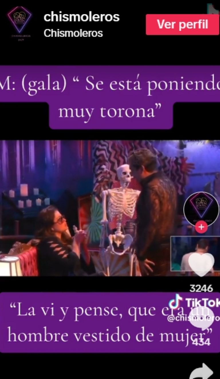 Ambos criticaron a Gala durante la fiesta temática