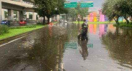 Caos en Anillo Periférico y Viaducto Tlalpan por inundaciones; usa alternativas viales