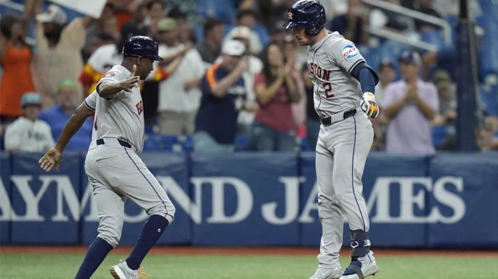 Astros hilan séptima victoria, detrás de jonrones de Bregman y Peña ante Rays
