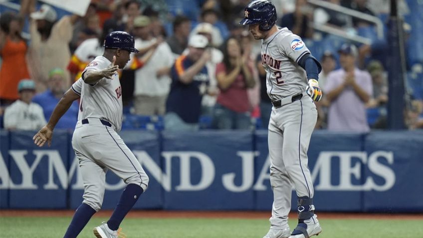 Astros hilan séptima victoria, detrás de jonrones de Bregman y Peña ante Rays