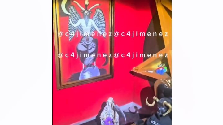 Operativo en CDMX halla altar de culto a Lucifer; había ropa de lujo y marihuana