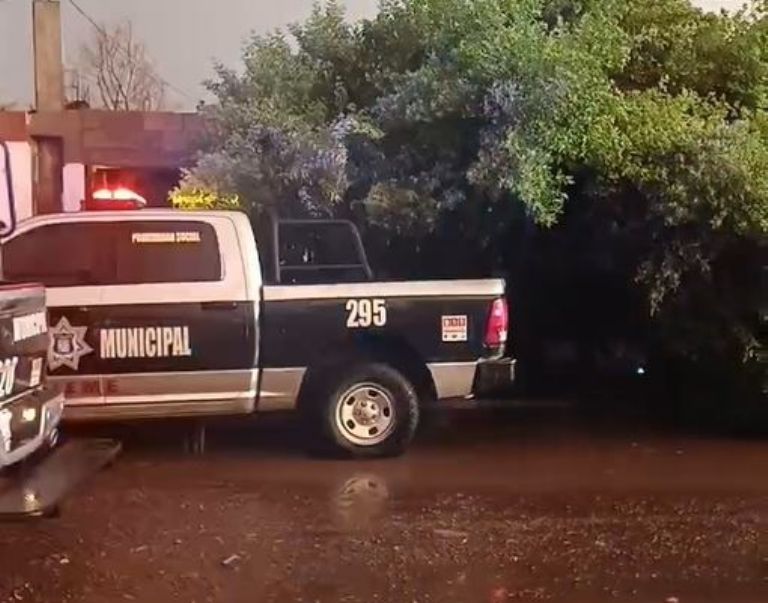 El lugar donde ocurrió el asesinato en Ciudad Obregón