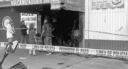 FUERTE VIDEO: Accidente en vulcanizadora de Iztapalapa deja un trabajador muerto