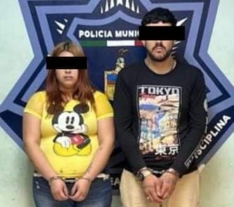 Caen dos personas con vehículo robado en Ciudad Obregón. Foto: Facebook