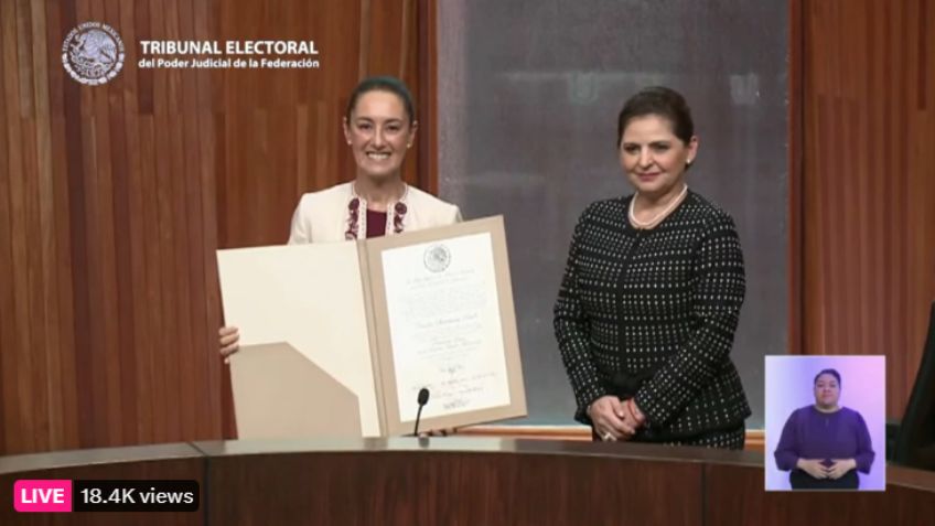 ¡Claudia Sheinbaum ya es presidenta electa!: Recibe su constancia del Tribunal Electoral