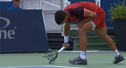 Es humano; Alcaraz explota durante derrota contra Monfils en Cincinnati