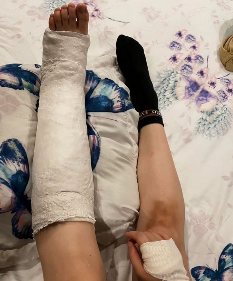 Karol Sevilla sufre accidente