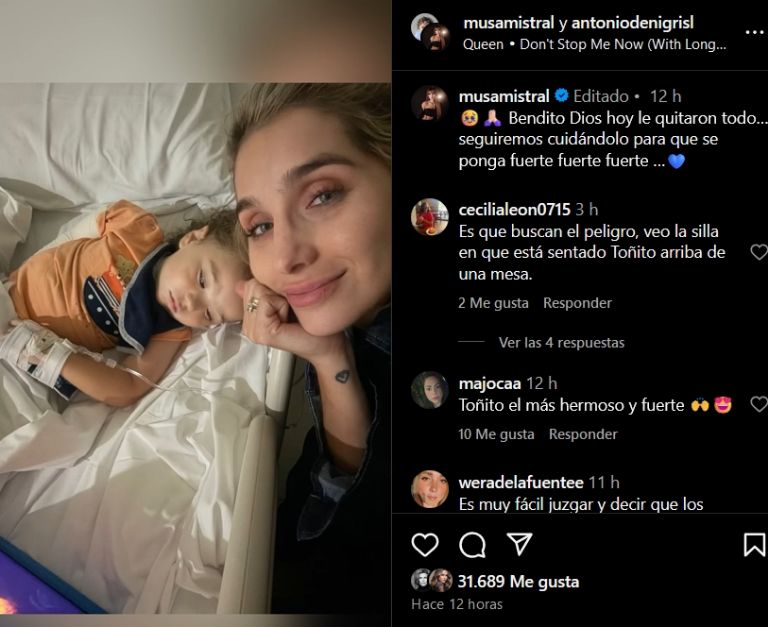 Retiran el yeso de Toñito De Nigris