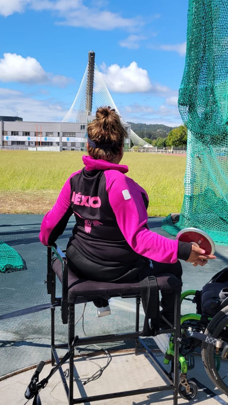 Leticia Ochoa en preparación en España