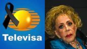 Foto ilustrativa de la nota titulada ¿Luto en Televisa? Silvia Pinal se viraliza en redes sociales; afirman que "ya se murió"