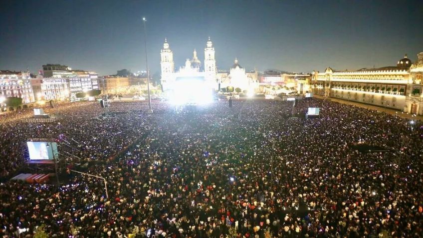 Una millonada: Gobierno de la CDMX gasta 208MDP en conciertos en el Zócalo