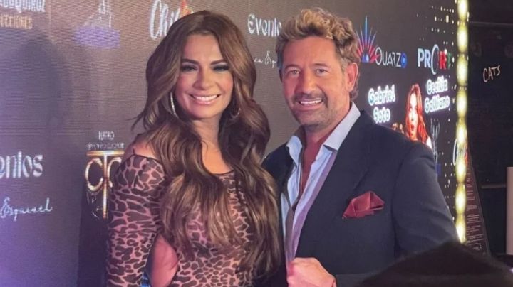 Captan en VIDEO a Gabriel Soto muy "enamorado" de Cecilia Galliano; pasan la noche juntos