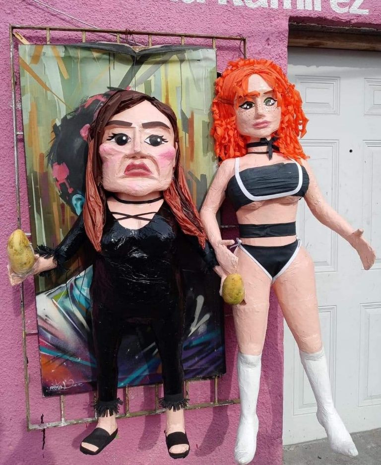 También diseñaron una figura en representación de Briggitte Bozzo