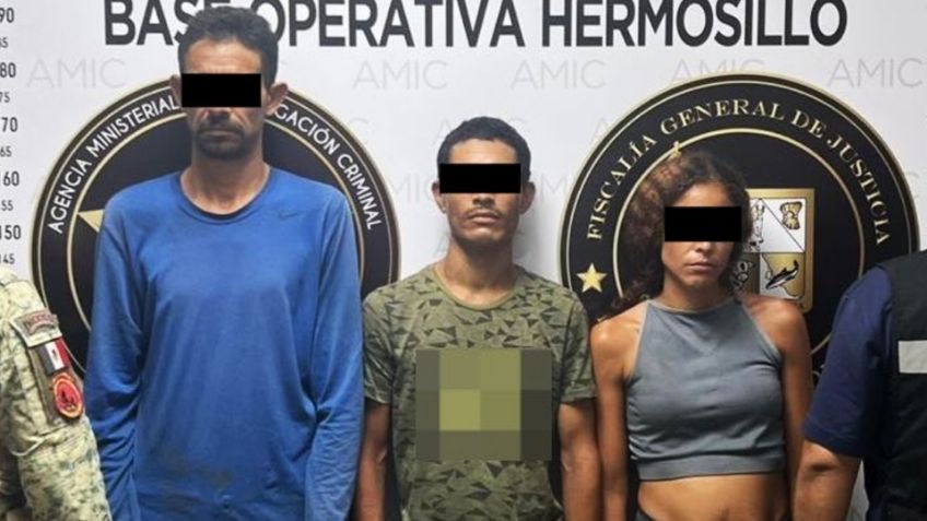 Catean casa en Hermosillo y detienen a tres personas con droga; una menor fue rescatada