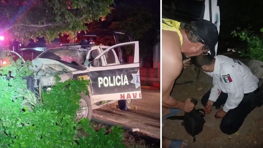 Dos policías resultan lesionados tras persecución fallida en Navojoa