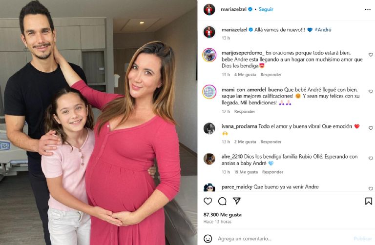 La familia Rubio Ollé antes de que Mariazel fuera internada