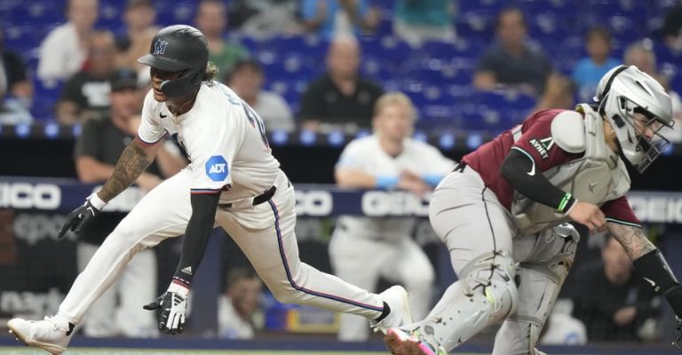 Pache anota la única carrera de los Marlines