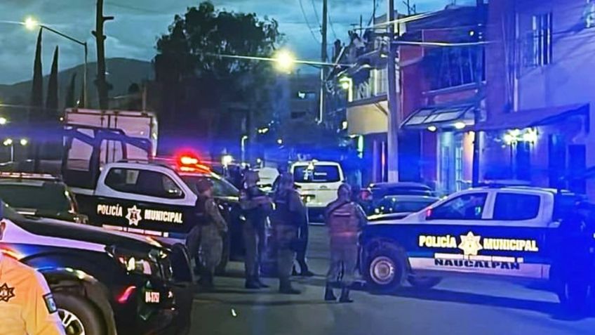 Ataque armado en Naucalpan deja cinco hombres muertos; se trataría de ajuste de cuentas