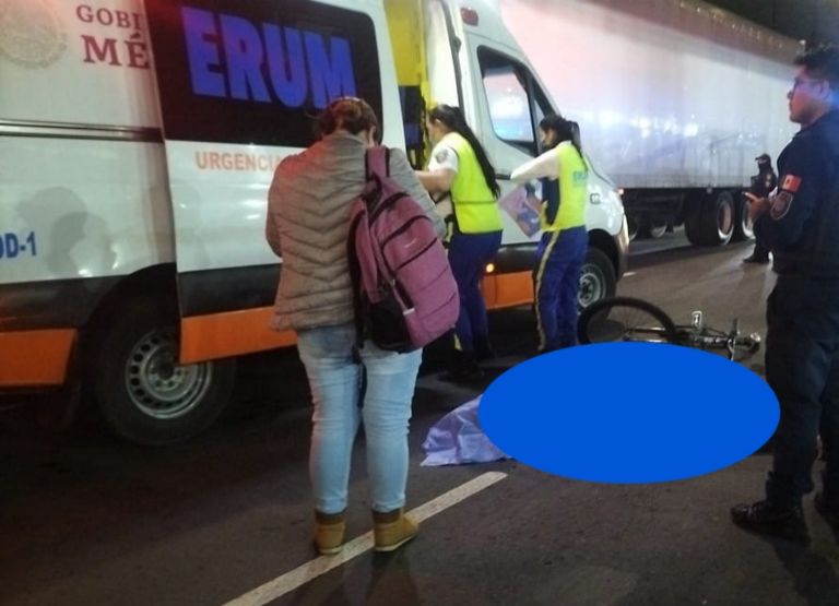 Atropellan a ciclista en CDMX. Foto: Twitter