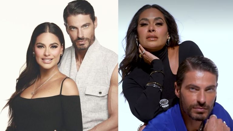 Galilea Montijo y su novio con y sin filtro