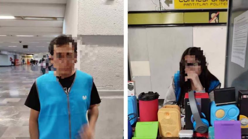 Captan a vendedores al "echar pasión" en Metro La Raza y los comparan con Luna Bella