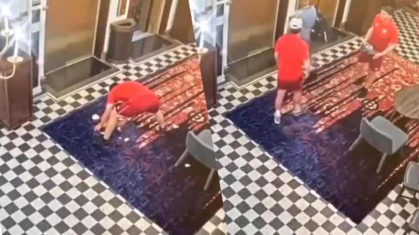 VIDEO: Jugadores del Toluca rompen jarrón de 15 mil dólares en hotel de Kansas City