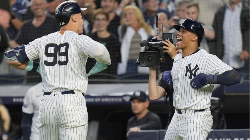 MLB: Judge y Soto muestran su poder en la paliza de Yankees a Guardians
