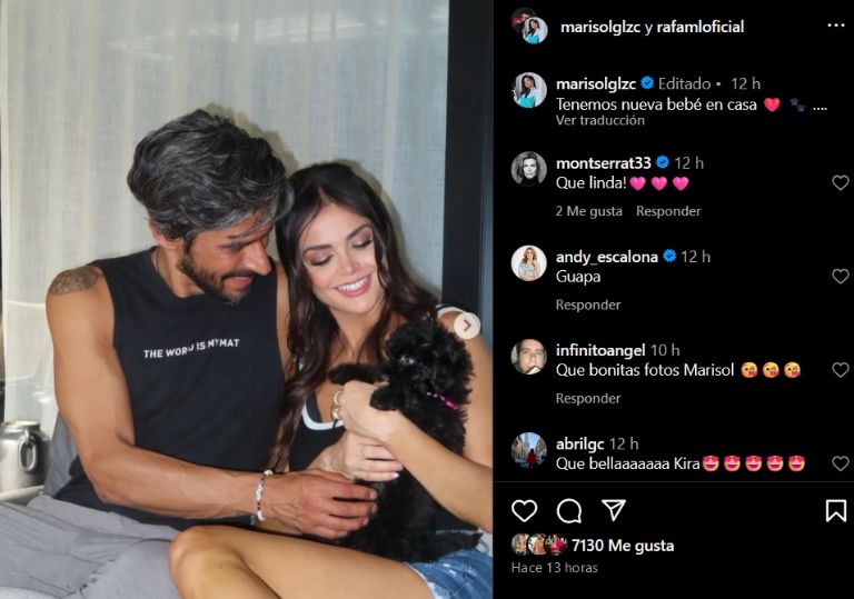 Marisol González recibe a nuevo bebé en casa