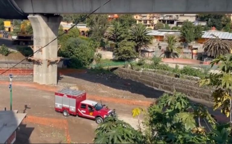 Localizan cuerpo en obras del Tren Interurbano
