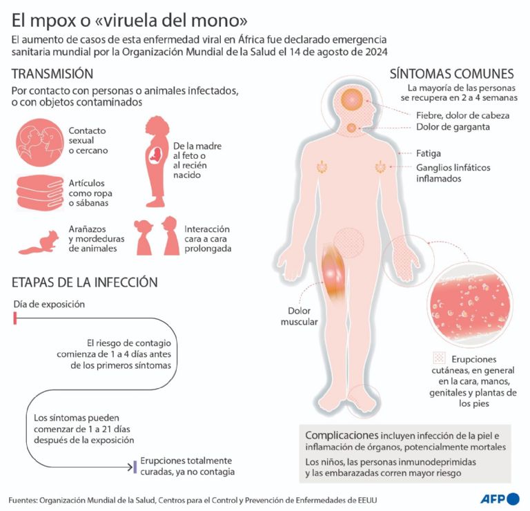 Infografía sobre mpox
