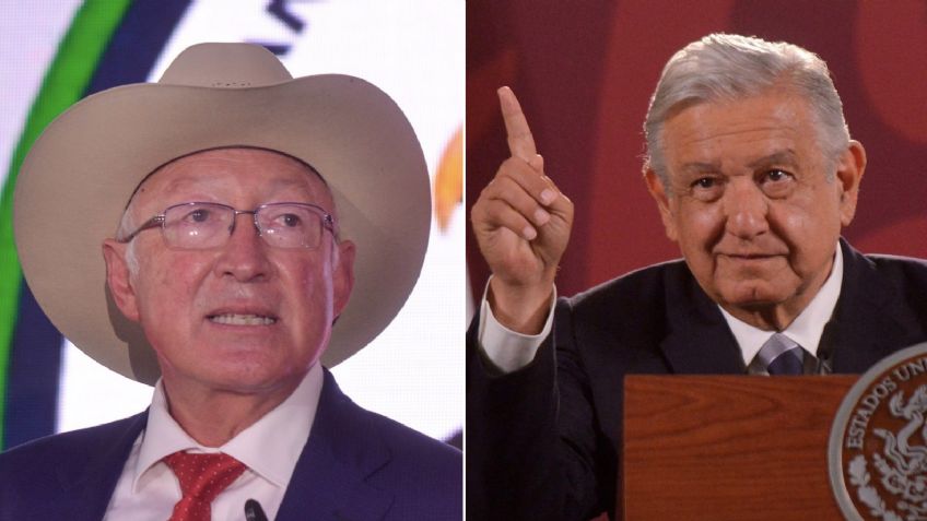 AMLO arremete contra Ken Salazar por opinar sobre Reforma al Poder Judicial: "Imprudente"