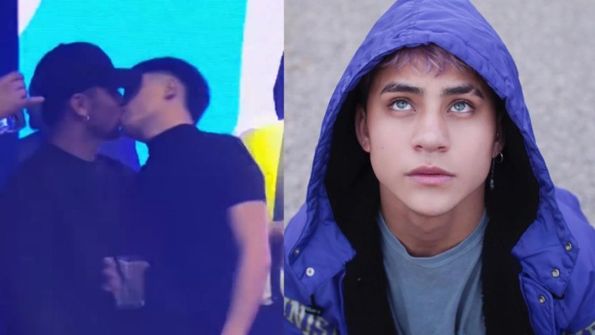 Salió del clóset: Rod Contreras se 'come' a besos con el mejor amigo de exnovia en antro