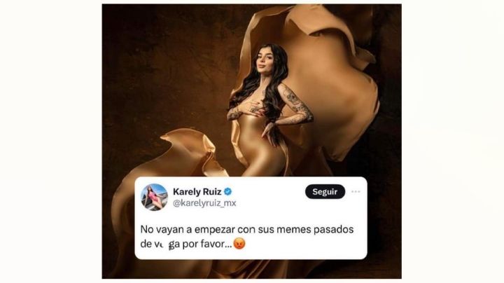 Enfurecida, Karely Ruiz responde a burlas hacia su embarazo y próxima hija