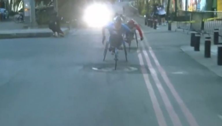 Accidente en el Maratón de la CDMX