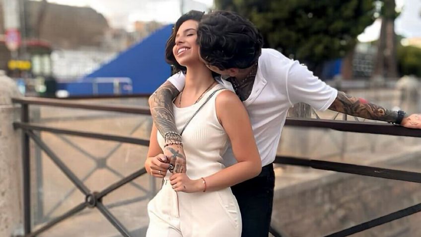 Ángela Aguilar filtra VIDEO de su boda con Nodal; así le cantó al oído un tema de amor