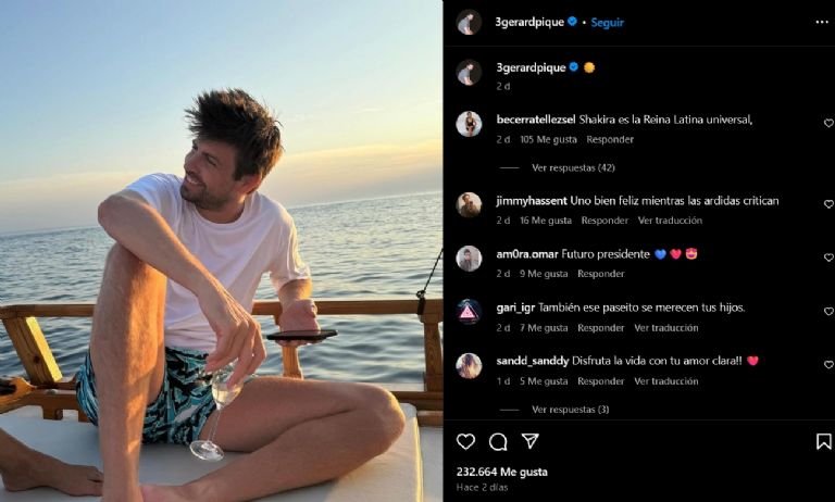 Gerard Piqué se deja ver enamorado de Clara Chía 