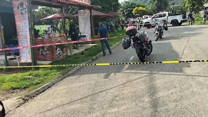 (FOTOS) Masacre en Totolapan: Sicarios asesinan a 4 personas en puesto de tacos