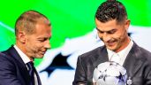 Foto ilustrativa de la nota titulada Cristiano Ronaldo no descarta volver a la Champions League; recibe reconocimiento de UEFA