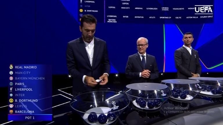 Sorteo de la Champions League