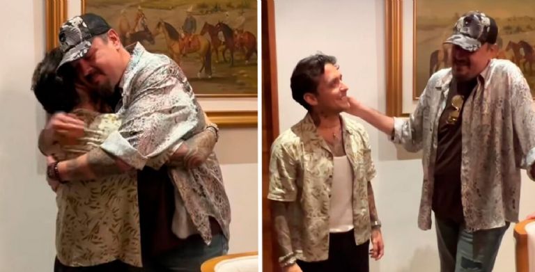 Nodal y Aguilar se han mostrado muy cercanos desde la boda 