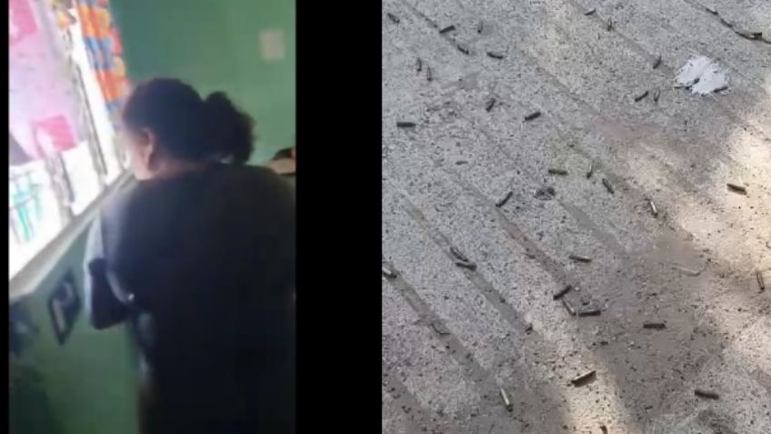 Kínder es asediado por balacera de 1 minuto; maestra pide que se tiren al piso y no lloren