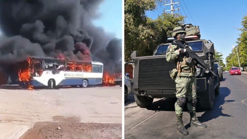 VIDEOS de los enfrentamientos en Culiacán; hay bloqueos, balaceras y autos incendiados