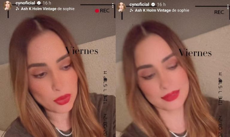 Cynthia Rodríguez aparece de luto